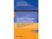 Advances in Networks and Communications Communications in Computer and Information Science