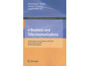 e Business and Telecommunications Communications in Computer and Information Science