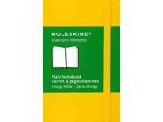 Moleskine Plain Notebook Orange Yellow NTB