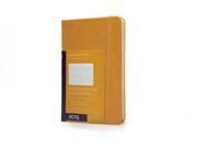 Moleskine Orange Yellow Horizontal Pocket 2015 Weekly Diary Planner