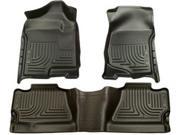 Husky Liners Weatherbeater Series Front Floor Liners 18721 2012 2015 Ford F 250 Super Duty