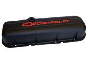 Proform 141 810 Stamped Valve Cover Chevrolet And Bow Tie Emblem
