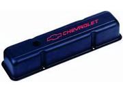 Proform 141 751 Stamped Valve Cover Chevrolet And Bow Tie Emblem