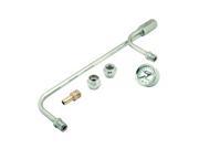 Mr. Gasket Chrome Plated Fuel Lines With Fuel Pressure Gauge