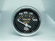 Auto Meter Carbon Fiber Electric Oil Pressure Gauge Auto Meter Carbon Fiber Electric Oil Pressure Gauge