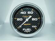 Auto Meter 4863 Carbon Fiber Electric Fuel Pressure Gauge