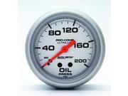 Auto Meter Ultra-Lite Mechanical Oil Pressure Gauge Auto Meter Ultra-Lite Mechanical Oil Pressure Gauge