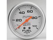 Auto Meter Silver LFGs Fuel Pressure Gauge