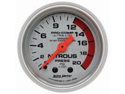 Auto Meter Ultra Lite Mechanical Nitrous Pressure Gauge