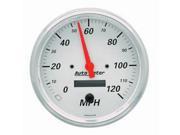 Auto Meter Arctic White Electric Programmable Speedometer