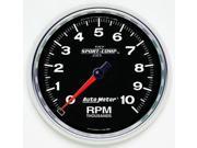 Auto Meter 3698 Sport Comp II In Dash Tachometer