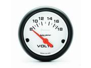 Auto Meter Phantom Electric Voltmeter Gauge