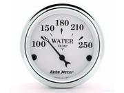 Auto Meter 1632 Old Tyme White Mechanical Water Temperature Gauge