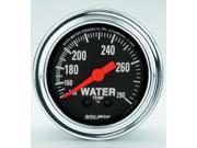 Auto Meter Traditional Chrome Mechanical Water Temperature Gauge