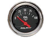 Auto Meter Traditional Chrome Electric Oil Pressure Gauge