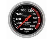 Auto Meter Sport Comp Mechanical Nitrous Pressure Gauge