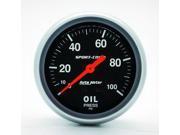 Auto Meter Sport Comp Mechanical Oil Pressure Gauge