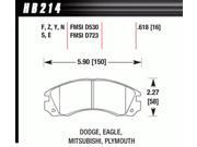 Hawk Performance HB214Z.618 Disc Brake Pad Hawk Performance HB214Z.618 Disc Brake Pad