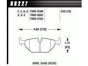 Hawk Performance HB227S.630 Disc Brake Pad Hawk Performance HB227S.630 Disc Brake Pad