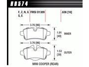 Hawk Performance HB574F.636 Disc Brake Pad Hawk Performance HB574F.636 Disc Brake Pad
