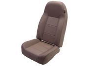 Rugged Ridge 13401.04 High Back Front Seat Non Recline Tan 76 02 Jeep CJ And Wrangler