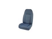 Rugged Ridge 13401.05 High Back Front Seat Non Recline Blue 76 02 Jeep CJ And Wrangler