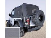Rugged Ridge 13702.09 Soft Top Door Skins Charcoal Tinted Windows 88 95 Jeep Wrangler