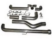 MBRP Exhaust S8008AL Smokers Installer Series Down Pipe Back Exhaust System