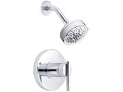 Danze D510558T Parma 1 Handle Pressure Balance Shower Faucet Trim Kit in Chrome Valve Not Included