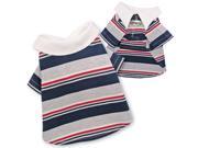 Adorable Multi-Colors Striped Polo Shirt for Dogs - S Adorable Multi-Colors Striped Polo Shirt for Dogs - S