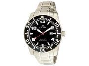 Croton Men s Aquamatic Black Dial Stainless Steel