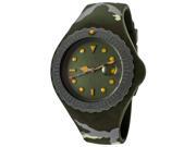 TOY WATCH Women s Jelly Green Dial Green Camouflage Silicone