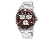 Swiss Army Women s Alliance chronograph Brown Dial Stainless Steel