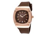 Armada Brown Silicone and Dial Rose Tone Case