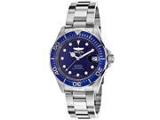Invicta 17040 Men s Pro Diver Auto Watch Stainless Steel Blue Dial Bezel