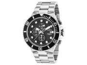 Invicta 18906 Men s Pro Diver Chrono Stainless Steel Black Textured Dial Watch