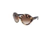 Valentino 689S 200 54 Women s Fashion Tortoise And Silver Tone Sunglasses
