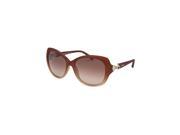 Women s Butterfly Red Gradient Sunglasses