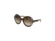 Valentino 668S 241 54 Women s Brown Translucent Oversized Sunglasses