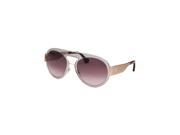 Women s Fashion Gold Tone and Blue Sunglasses