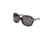 Roberto Cavalli Rc674s Fly 59 Women s Fly Oversized Black Sunglasses