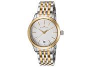 Maurice Lacroix Lc1026 Pvy13 130 Men s Les Classiques Ss And Gold Plated Ss Light Silver Tone Dial Watch