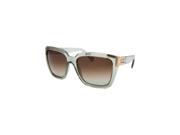 Chloe Ce632s 317 56 Women s Square Translucent Grey Sunglasses