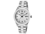 Invicta 18152 Men s Specialty Stainless Steel And White Ceramic Silver Tone Dial Watch