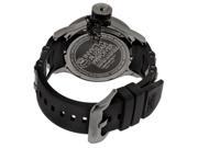 Invicta 0555 Men s Russian Diver Black Pu Carbon Fiber Dial Gunmetal Ip Ss Watch