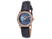 Wittnauer Wn2000 Women s Blue Genuine Leather And Mother Of Pearl Dial Watch