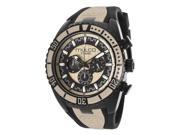 Mulco Mw51836115 Men s Titans Chronograph Black And Beige Silicone Beige Dial Watch