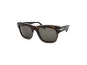 Valentino 703 245 53 Women s Square Dark Havana Grey Sunglasses