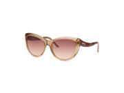 Just Cavalli Women s Cat Eye Transparent Pink Sunglasses