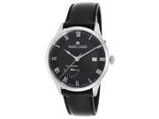 Maurice Lacroix Mp6807 Ss001 310 Men s Masterpiece Auto Power Reserve Black Leather And Dial Ss Watch